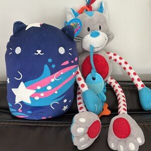 Bonus gift 🎁Cats VS Pickles Cosmos 226 Beanbag Plush Toy 9 Inches Purple